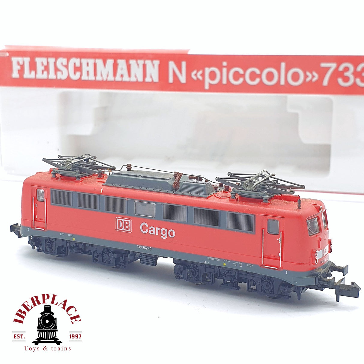 ♻️ 2 mano - Fleischmann 7331 Locomotora BR 139 DB cargo N escala 1:160 TEN06