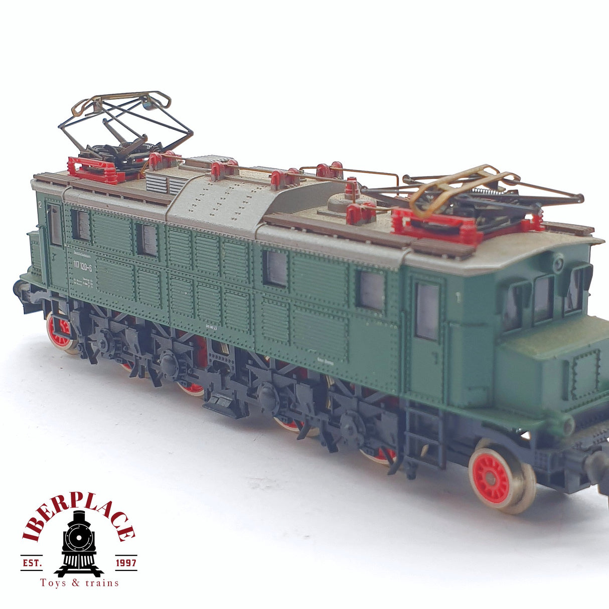 ♻️ 2 mano - Arnold 2456 Locomotora BR 117 DB N escala 1:160 TEN06