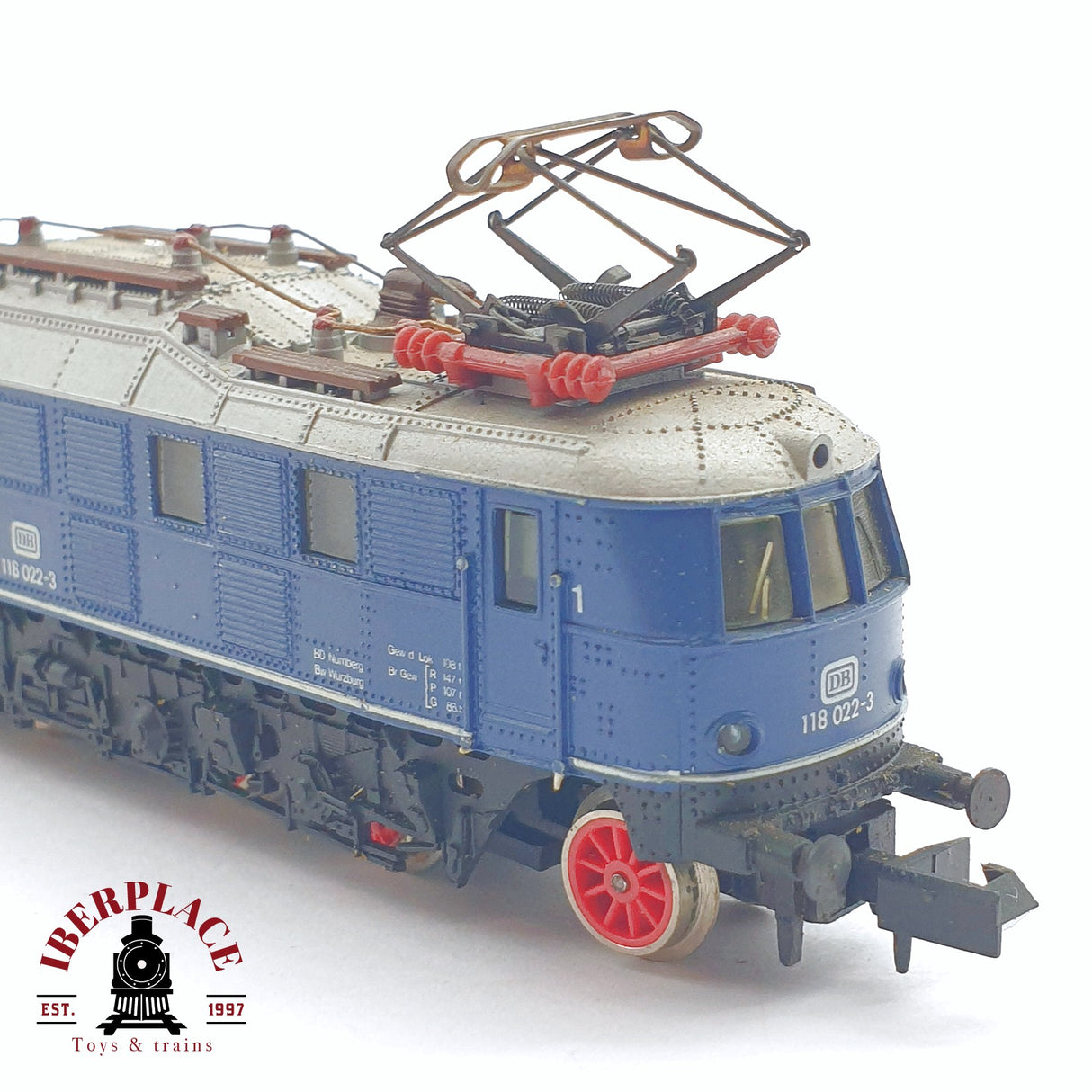 ♻️ 2 mano - Arnold 5783 Locomotora BR 118 DB N escala 1:160 TEN06