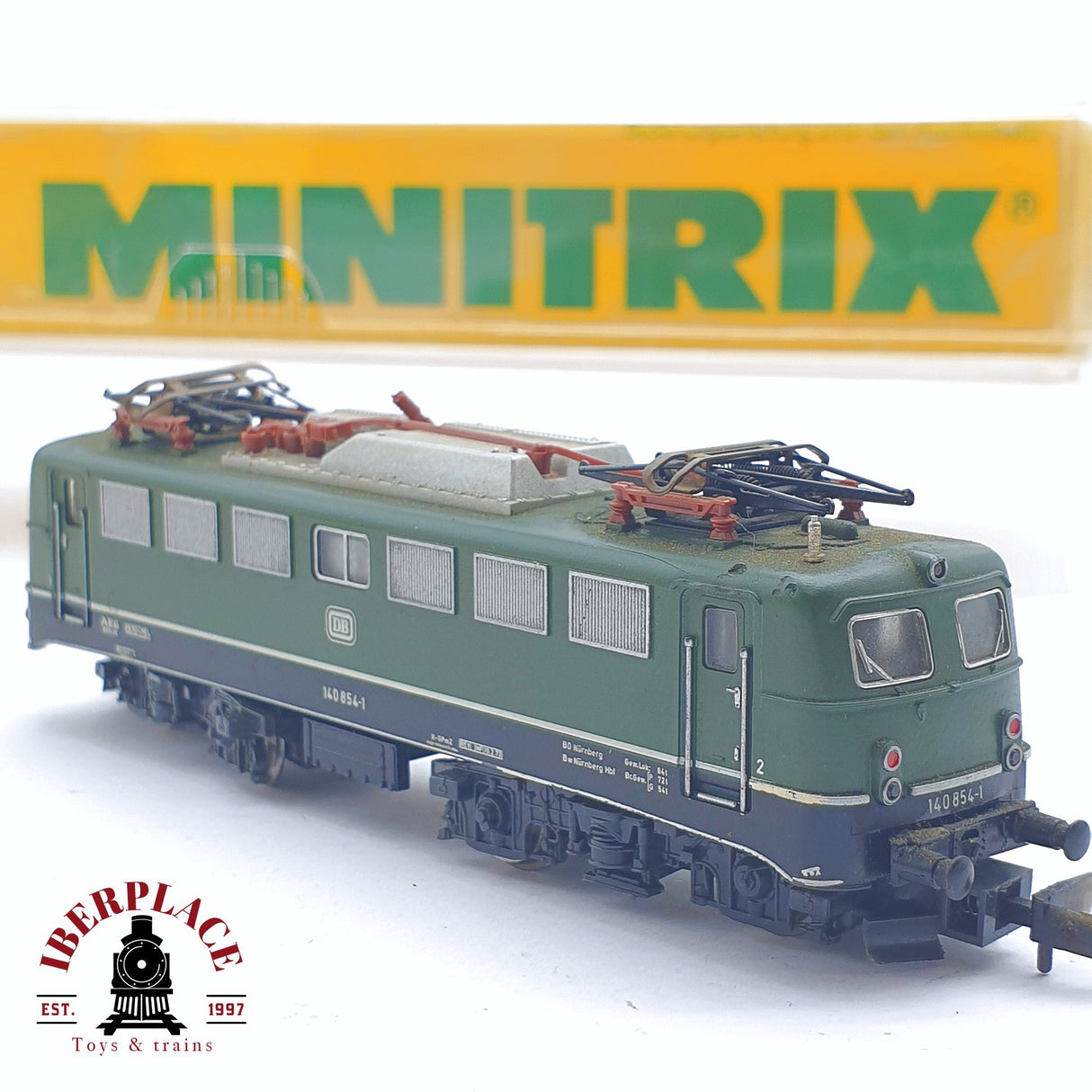 ♻️ 2 mano - Minitrix 51 2070 00 Locomotora BR 140 DB N escala 1:160 TEN06