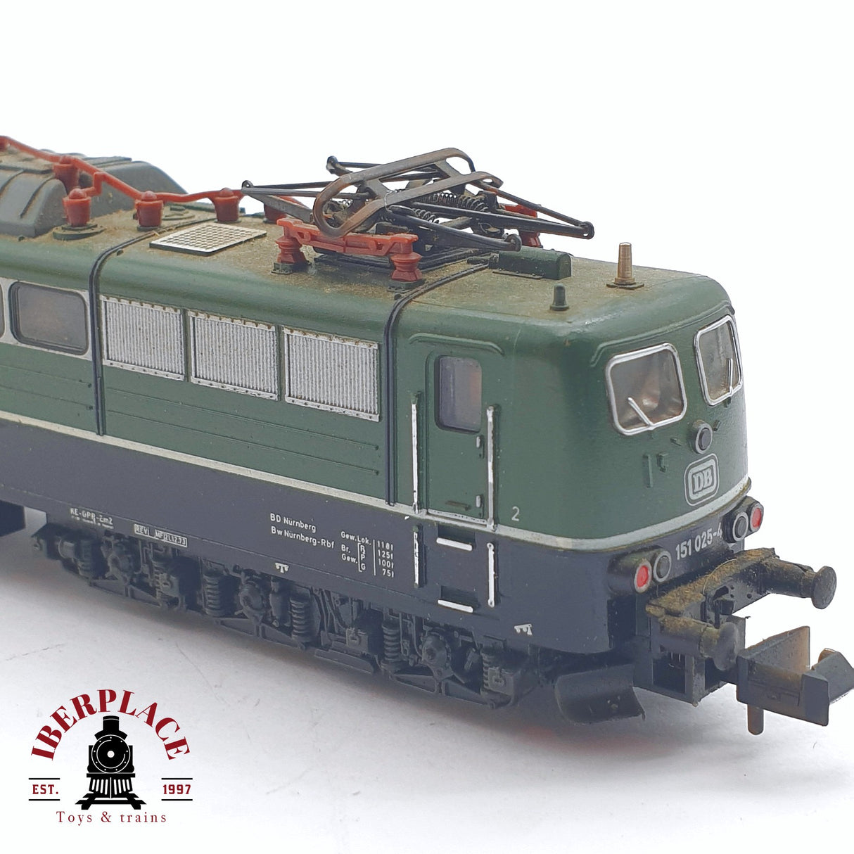 ♻️ 2 mano - Minitrix 51 2056 00 Locomotora BR 151 DB N escala 1:160 TEN06