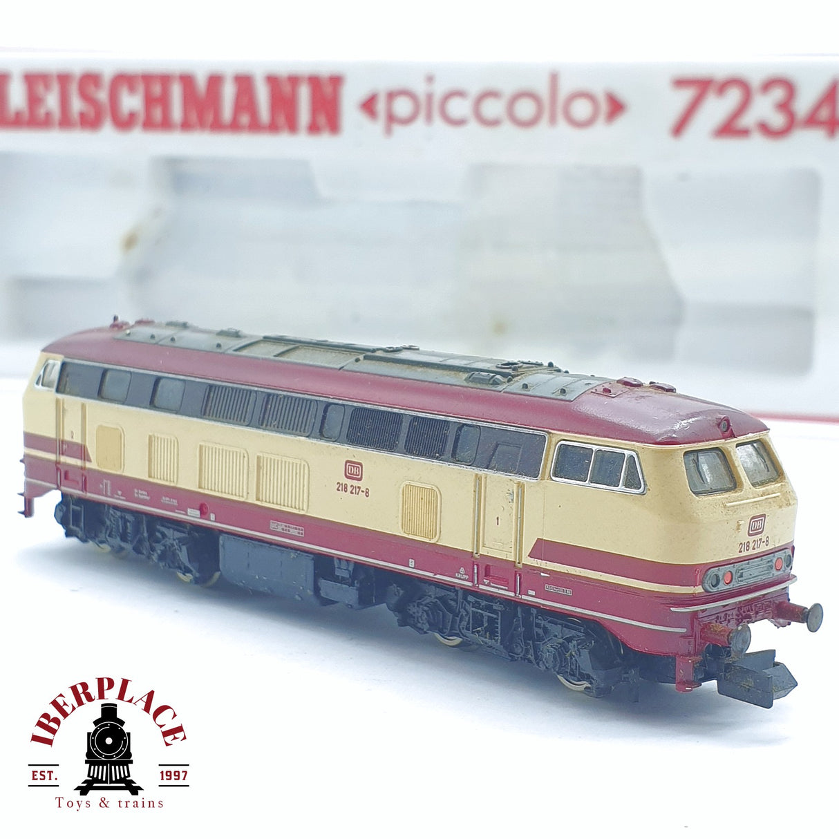 ♻️ 2 mano - Fleischmann 7234 Locomotora BR 218 DB N escala 1:160 TEN06