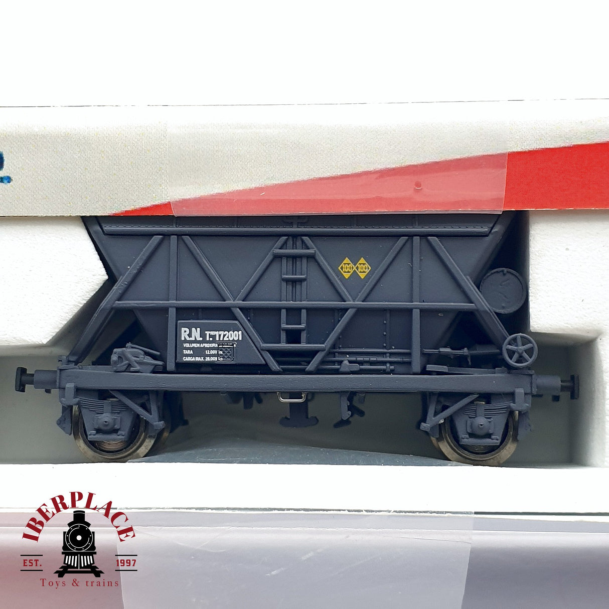 🆕 Mabar - Set de 2 Tolvas carbón T2 RENFE 172001 Nuevo con caja N escala 1:160