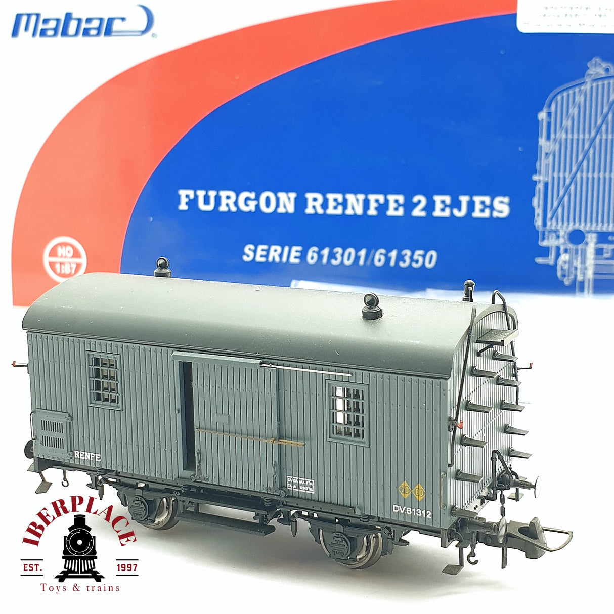 ♻️ Segunda mano - DC Mabar 81312 Furgón jefe de tren y mercancias RENFE H0 escala 1:87