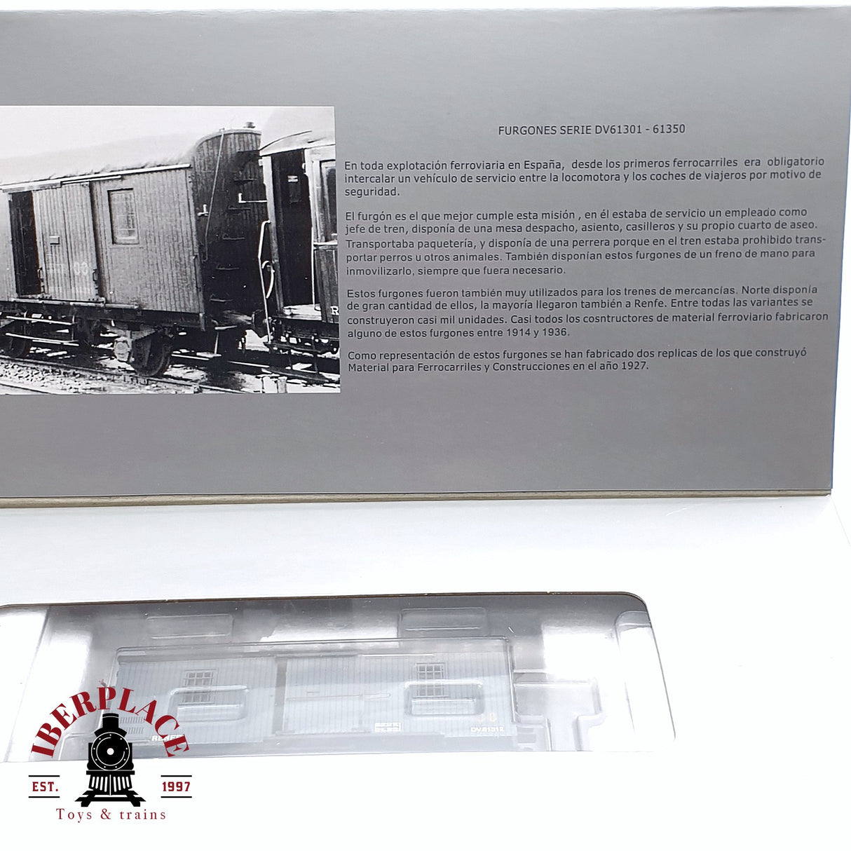 ♻️ Segunda mano - DC Mabar 81312 Furgón jefe de tren y mercancias RENFE H0 escala 1:87