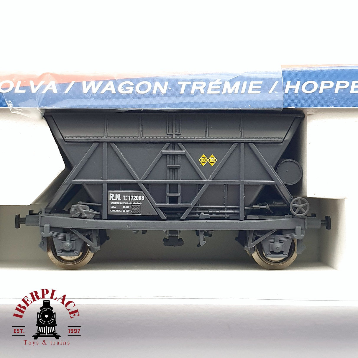 🆕 Mabar - 86302 Set de 2 vagones tolvas carbón T2 RENFE Nuevo con caja N escala 1:160