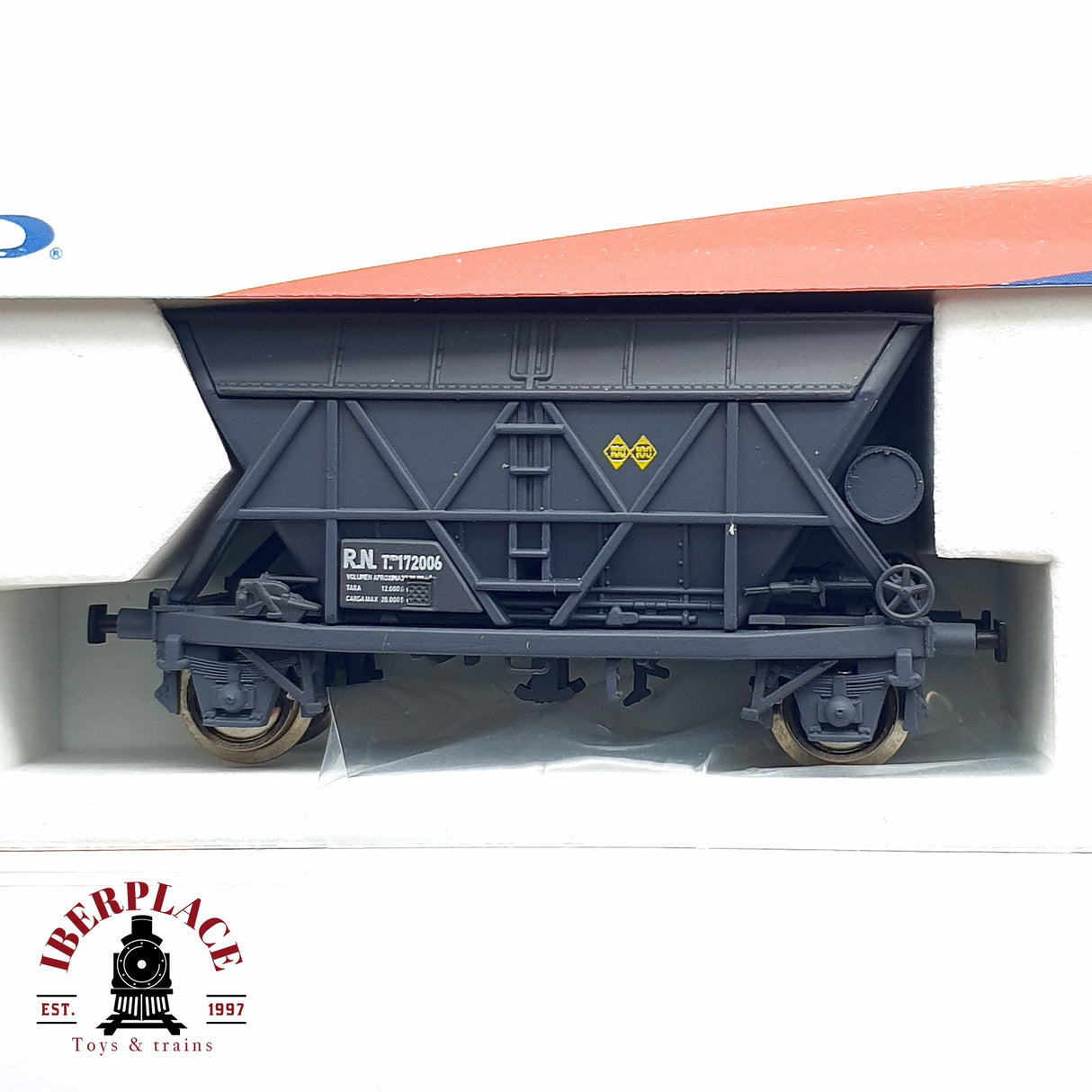 🆕 Mabar - 86302 Set de 2 vagones tolvas carbón T2 RENFE Nuevo con caja N escala 1:160