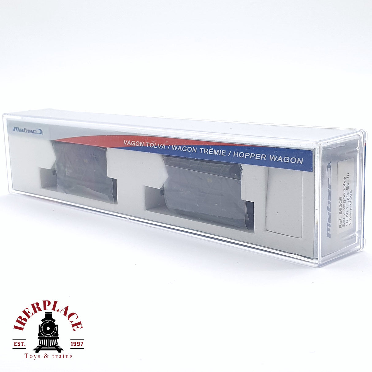 🆕 Mabar - 86305 Set de 2 Tolvas carbón T2 RENFE 172015 172007 Nuevo con caja N escala 1:160