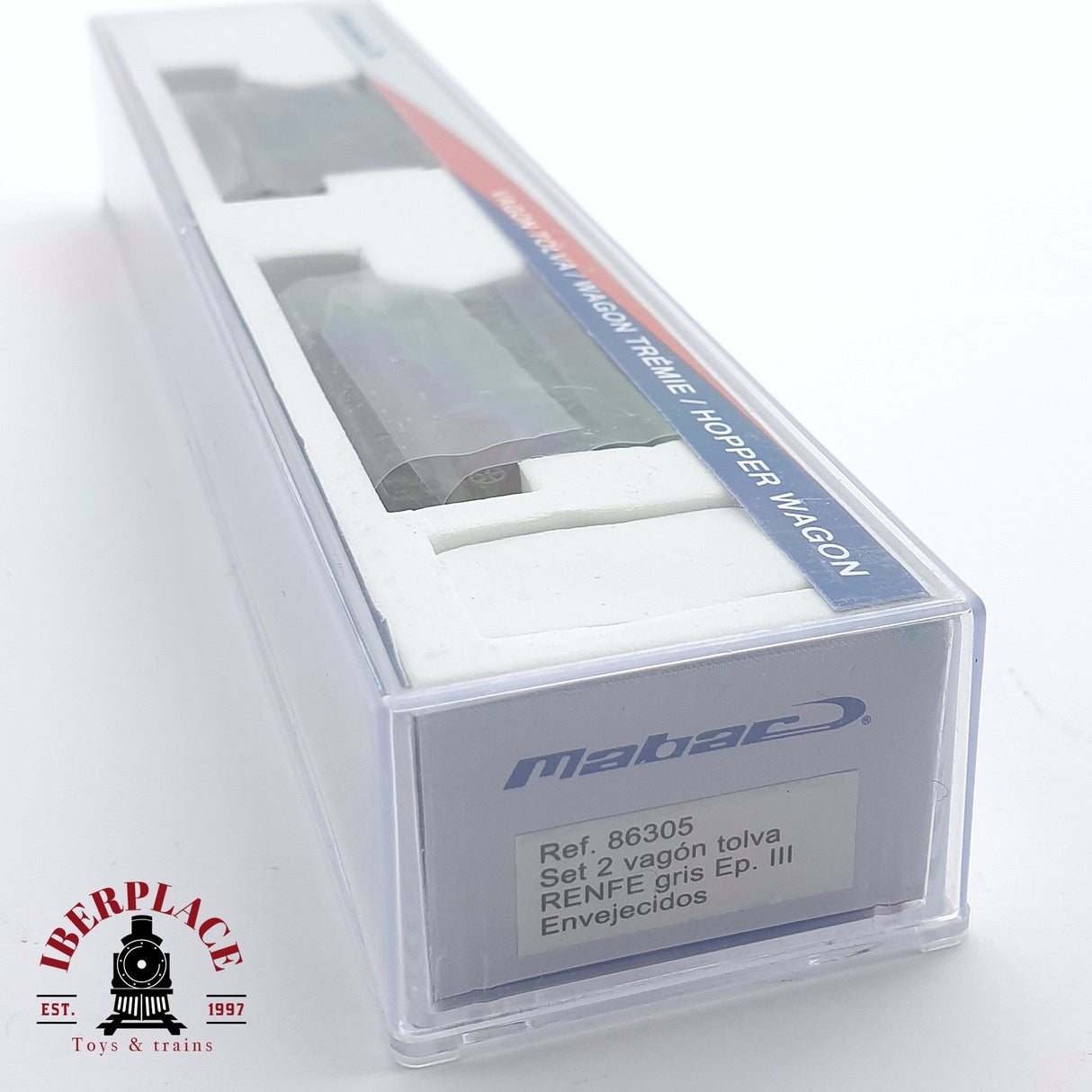 🆕 Mabar - 86305 Set de 2 Tolvas carbón T2 RENFE 172015 172007 Nuevo con caja N escala 1:160