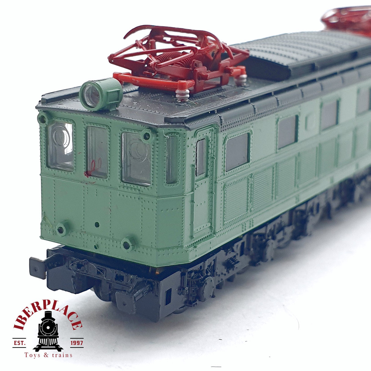 ♻️ 2da mano -  IBERTREN Locomotora Eléctrica RENFE color verde N escala 1:160