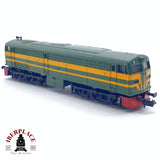 ♻️ 2da mano -  IBERTREN Locomotora diesel verde con franja amarilla RENFE 2161 N escala 1:160