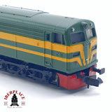 ♻️ 2da mano -  IBERTREN Locomotora diesel verde con franja amarilla RENFE 2161 N escala 1:160