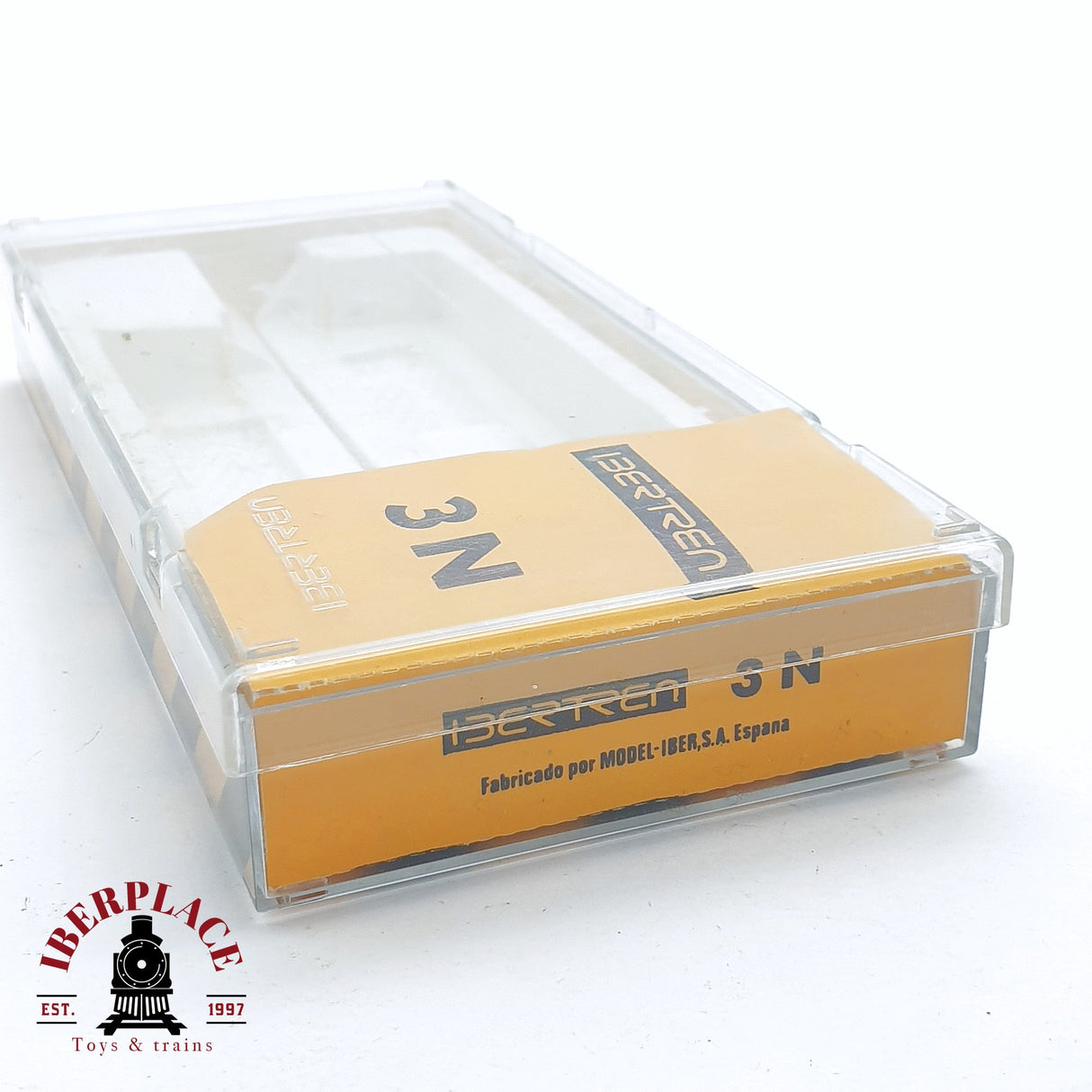 ♻️ 2da mano -  IBERTREN 025 caja de plástico vacia de locomotoras N escala 1:160