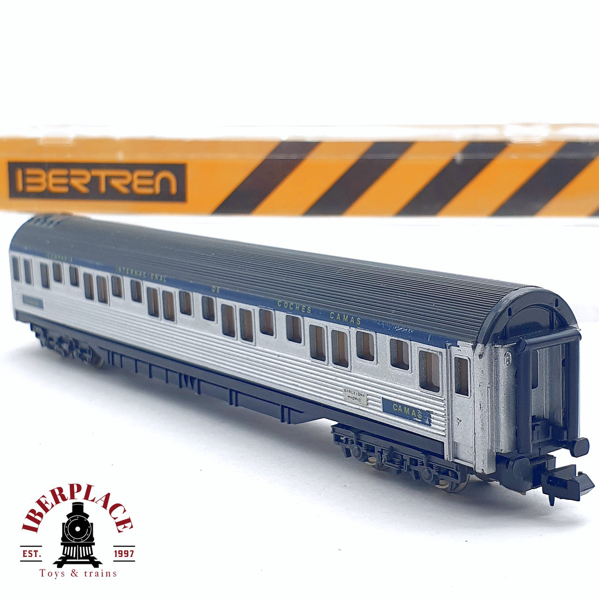 ♻️ 2da mano -  IBERTREN 207 coche literas compañía internacional coche camas N escala 1:160