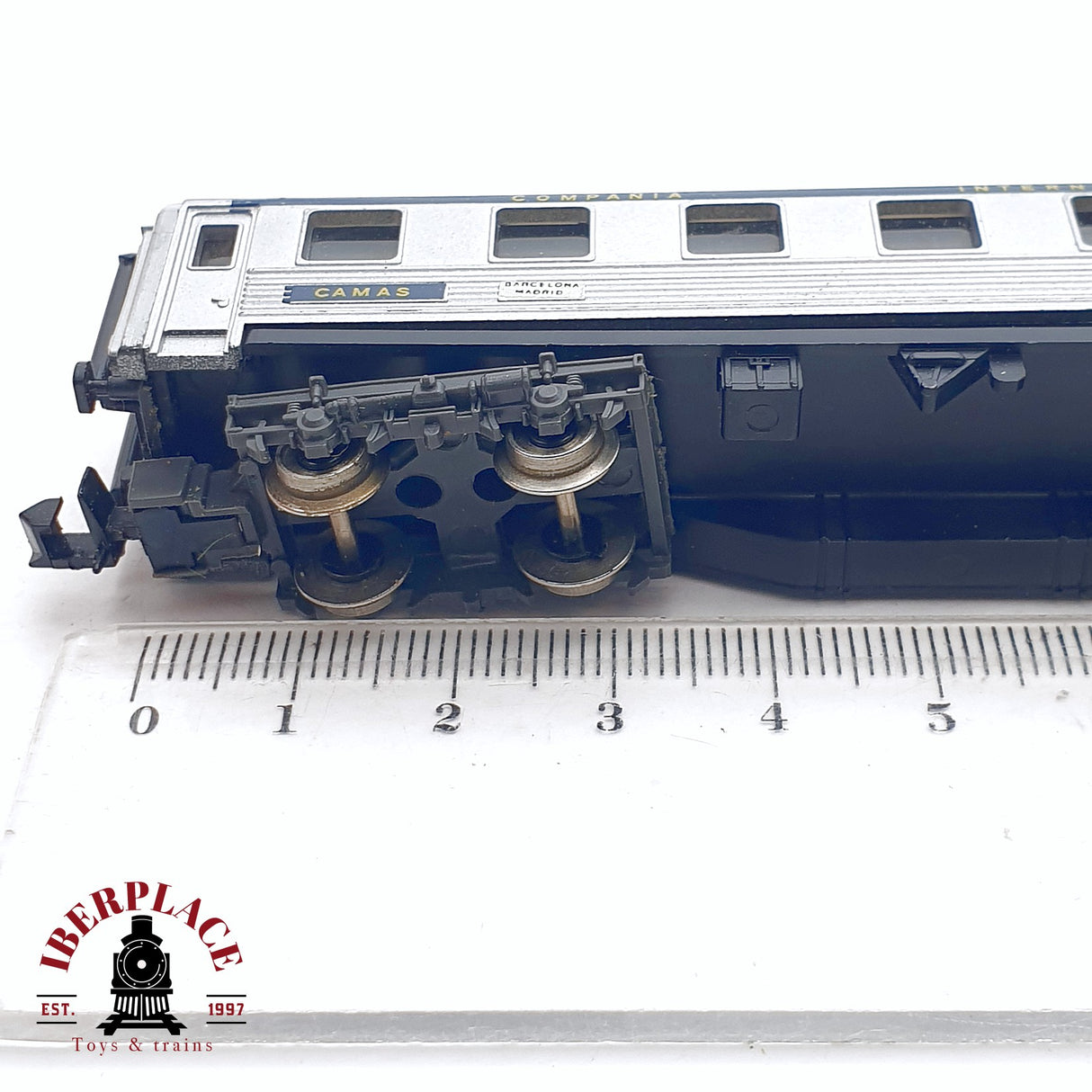 ♻️ 2da mano -  IBERTREN 207 coche literas compañía internacional coche camas N escala 1:160