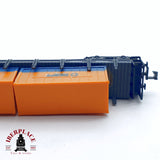 ♻️ 2da mano -  IBERTREN 416 vagón telero con contenedores RENFE N escala 1:160