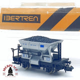 ♻️ 2da mano -  IBERTREN 465 vagón tolva con carbón V12 N escala 1:160
