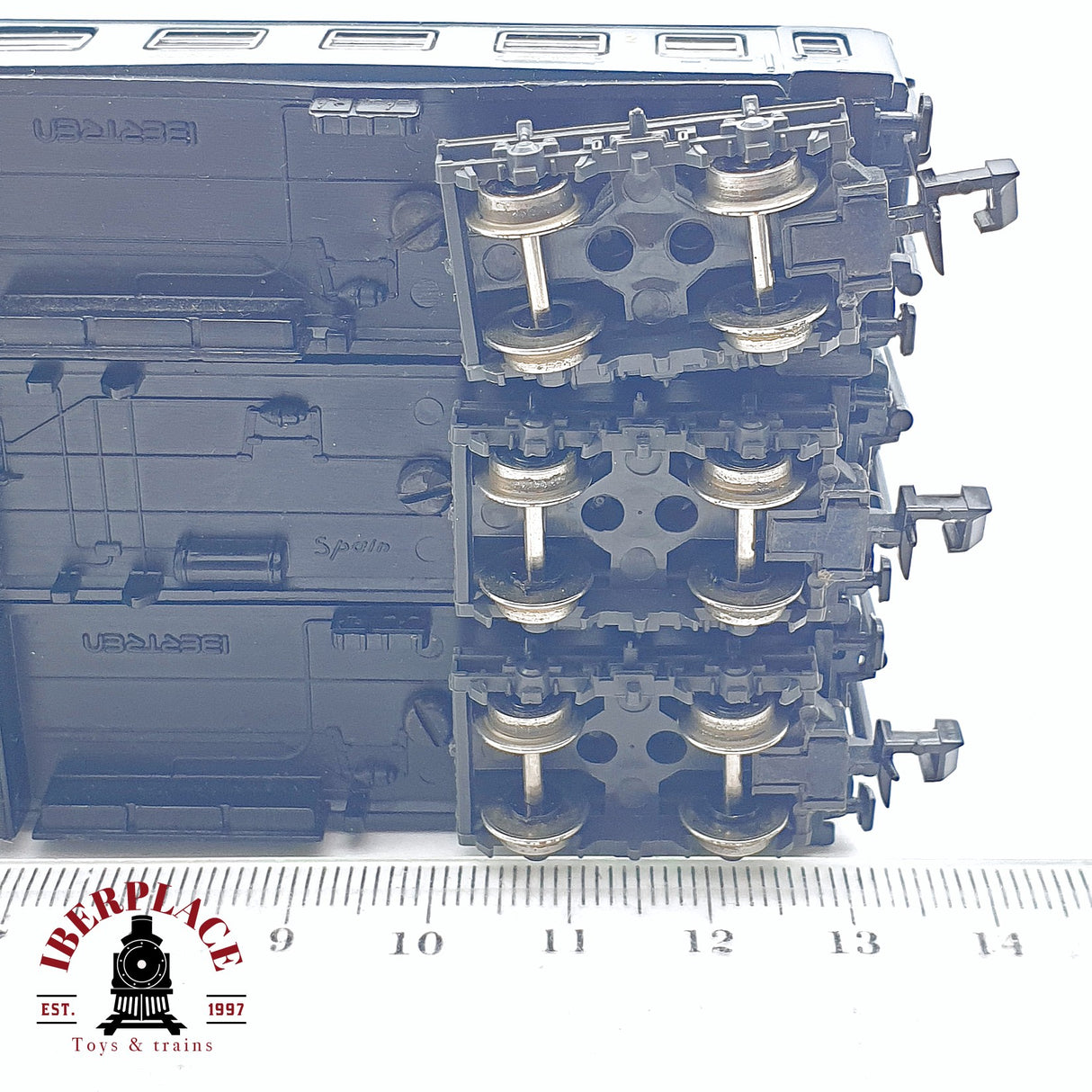 ♻️ 2da mano -  IBERTREN 3x vagones pasajero AA-8118 Barcelona Madrid RENFE N escala 1:160