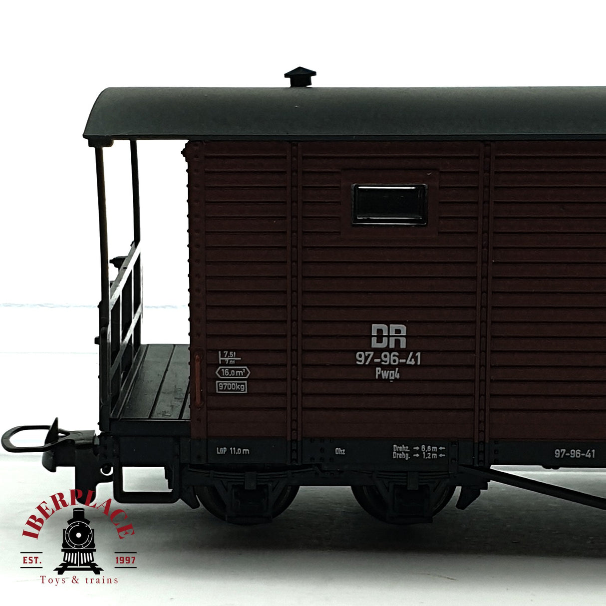 ♻️ 2da mano - DC Tillig Bahn 05940 vagones cerrados DR Ep III H0e escala 1:87 E15