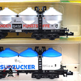 ♻️ 2da mano - 5x Minitrix vagones silo südzucker Nordzucker DB N escala 1:160 E16