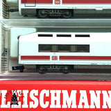 ♻️ 2da mano - Fleischmann 7490K Tren ICE DB + 3 vagones complementarios N escala 1:160 E16