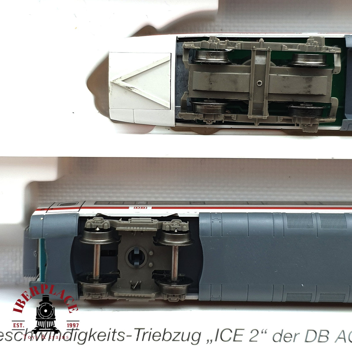 ♻️ 2da mano - Fleischmann 7490K Tren ICE DB + 3 vagones complementarios N escala 1:160 E16