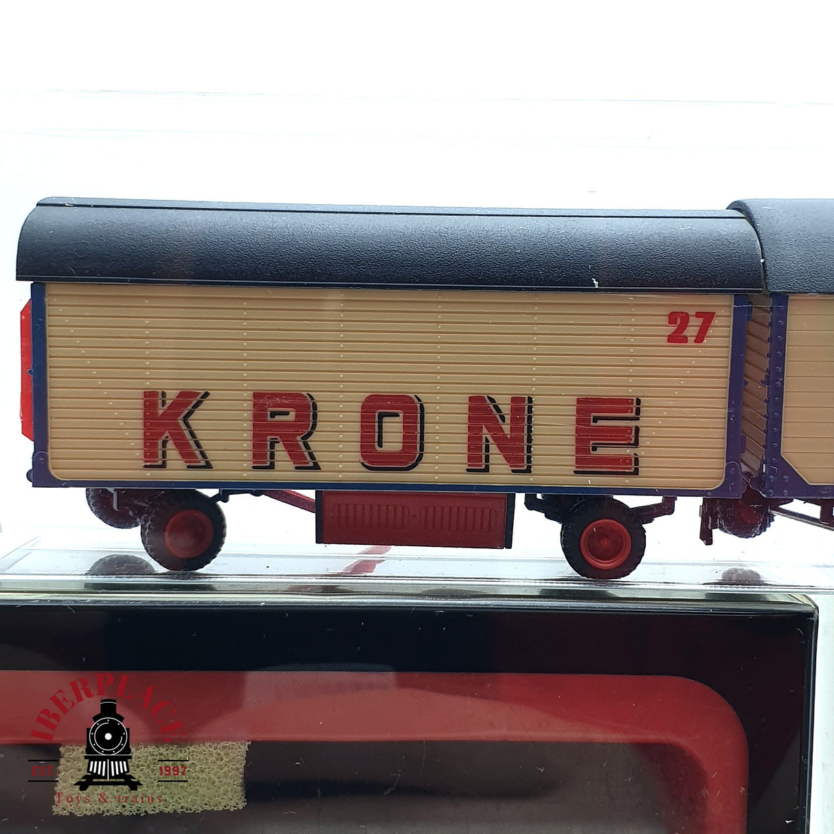 ♻️ 2da mano -  6x Preiser coches y vagones circo Krone H0 escala 1:87 E15