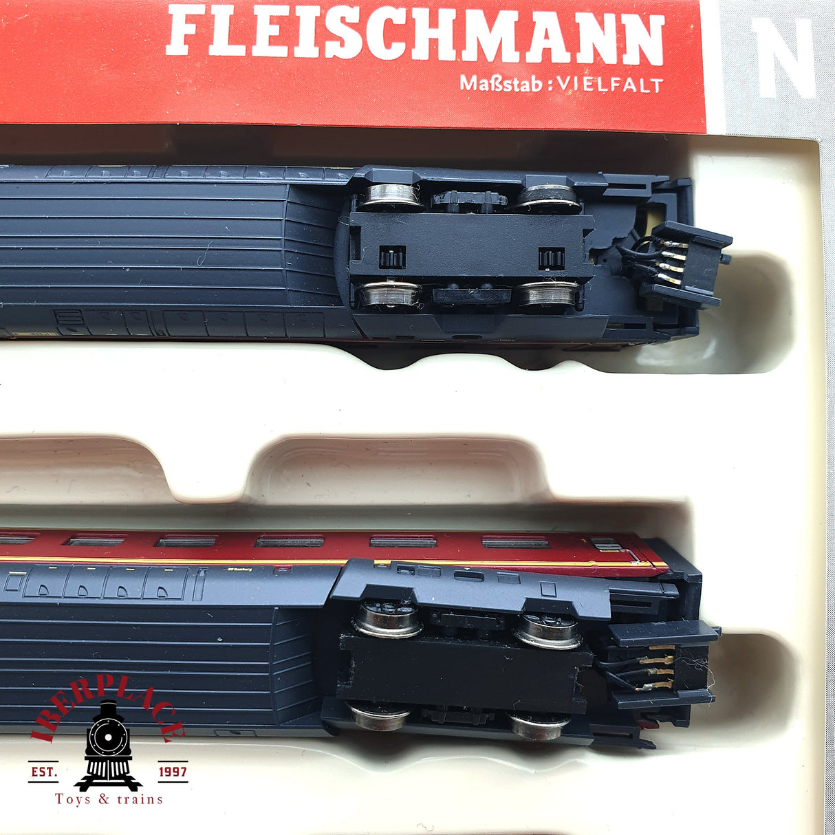 ♻️ 2da mano - Fleischmann 741202 Tren diesel BR 612 DB Ep IV N escala 1:160 E16