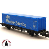 ♻️ 2da mano -  Minitrix 51 3560 00 vagón contenedor Messe Service N escala 1:160 E16