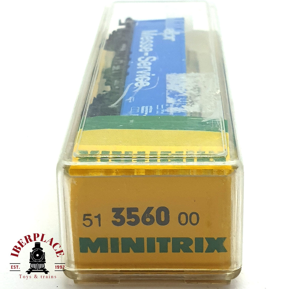 ♻️ 2da mano -  Minitrix 51 3560 00 vagón contenedor Messe Service N escala 1:160 E16