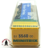 ♻️ 2da mano -  Minitrix 51 3560 00 vagón contenedor Messe Service N escala 1:160 E16