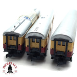 ♻️ 2da mano - 3x Minitrix vagones pasajeros DB DSG techo panorámico N escala 1:160 E16
