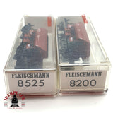 ♻️ 2da mano - 2x Fleischmann 8525 8200 vagones Tolva DB  N escala 1:160 E16