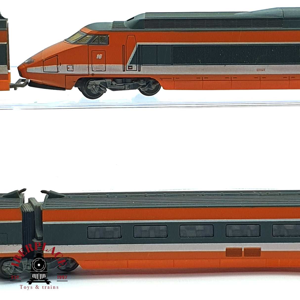 ♻️ 2da mano - Lima Tren eléctrico TGV para piezas o restaurar N escala 1:160 E16
