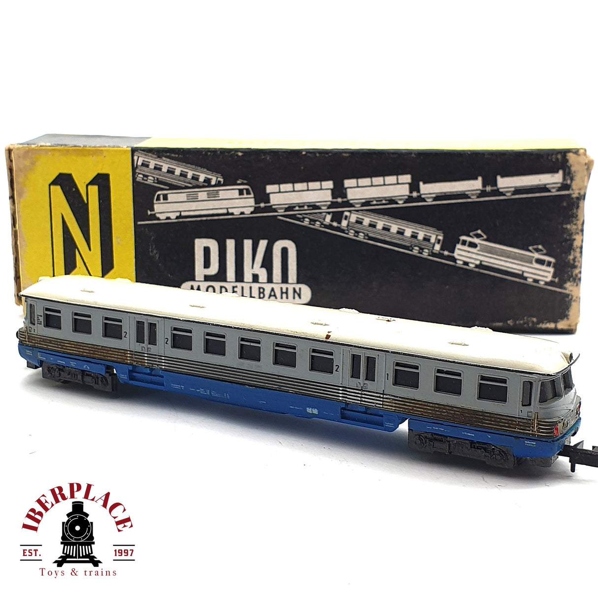 ♻️ 2da mano -  PIKO tren diesel sin motor para piezas o restaurar N escala 1:160 E16
