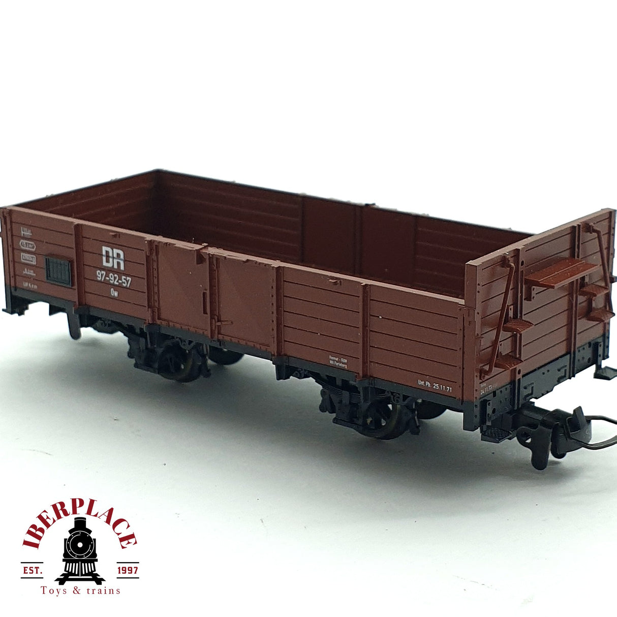♻️ 2da mano - DC Tillig Bahn 250768 vagon abierto DR 97 92 57 H0e escala 1:87 E15