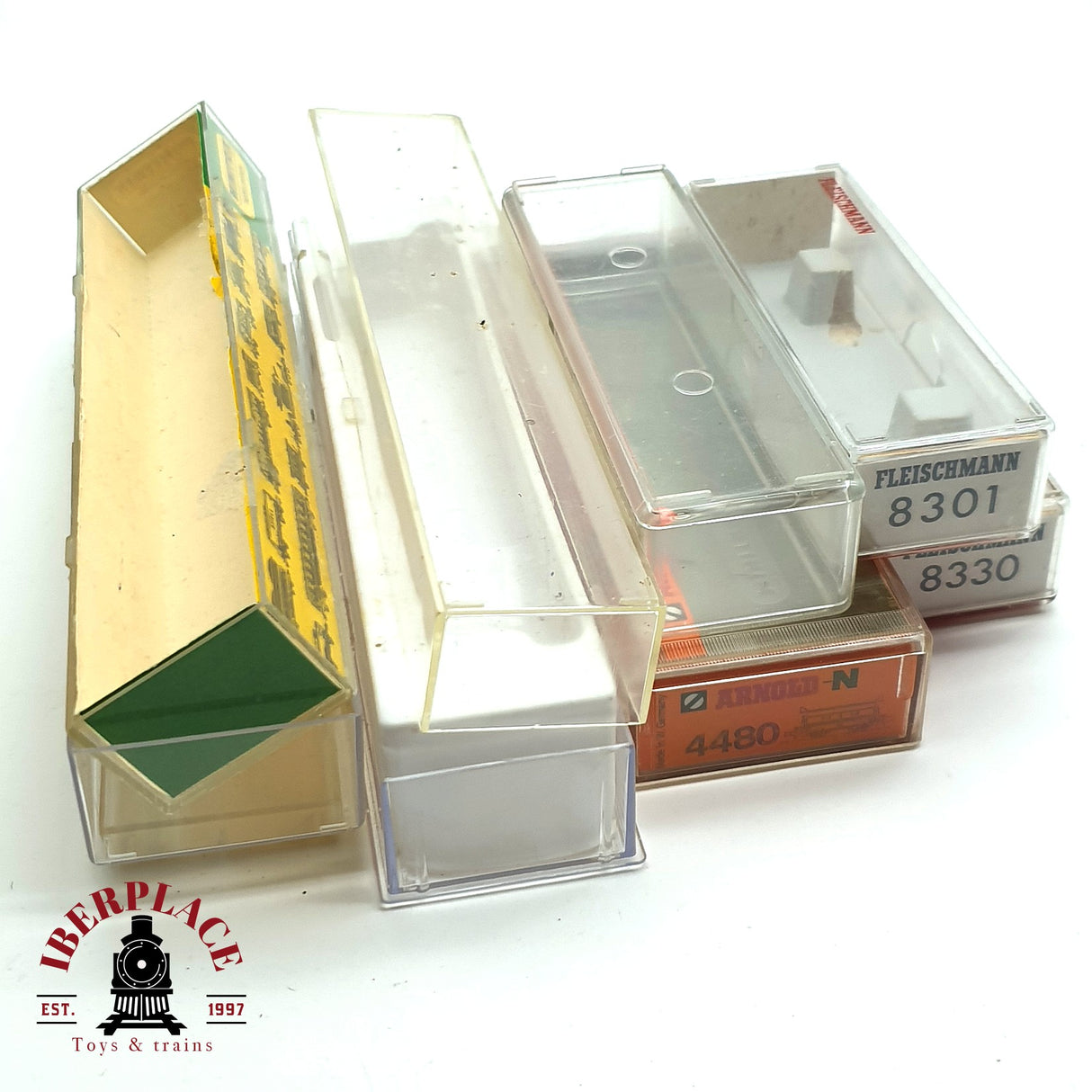 ♻️ 2da mano -  Arnold Minitrix Fleischmann cajas vacías para vagones N escala 1:160 E16