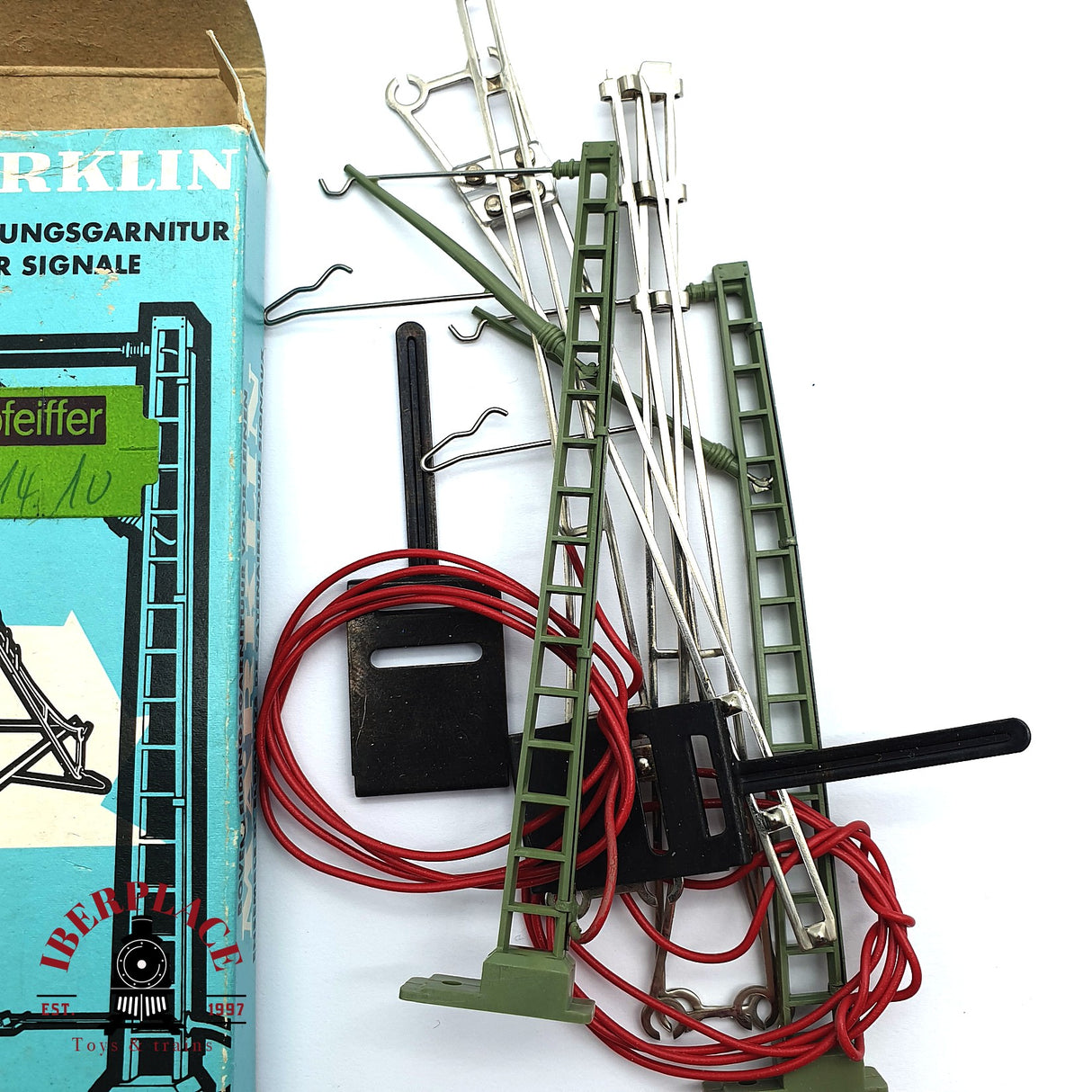 ♻️ 2da mano - Märklin 2x 7505 Poste de catenaria H0 escala 1:87 E15