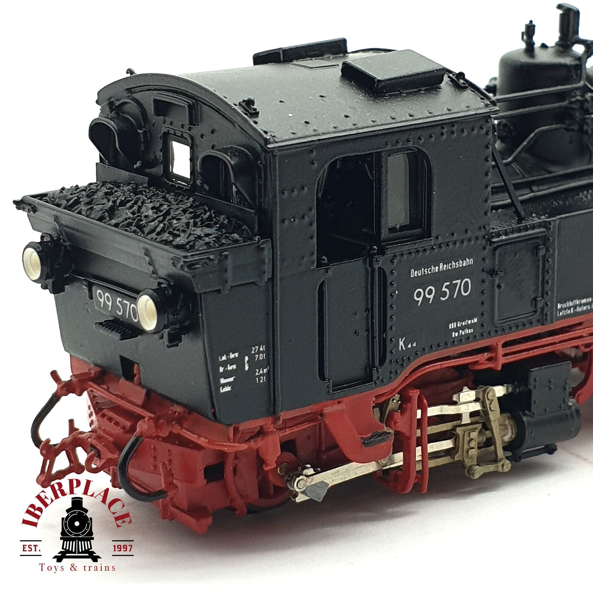 ♻️ 2da mano - DC BEMO 1016 851 Locomotora DR 99 570 Rügen Sä IV K H0e escala 1:87 E15