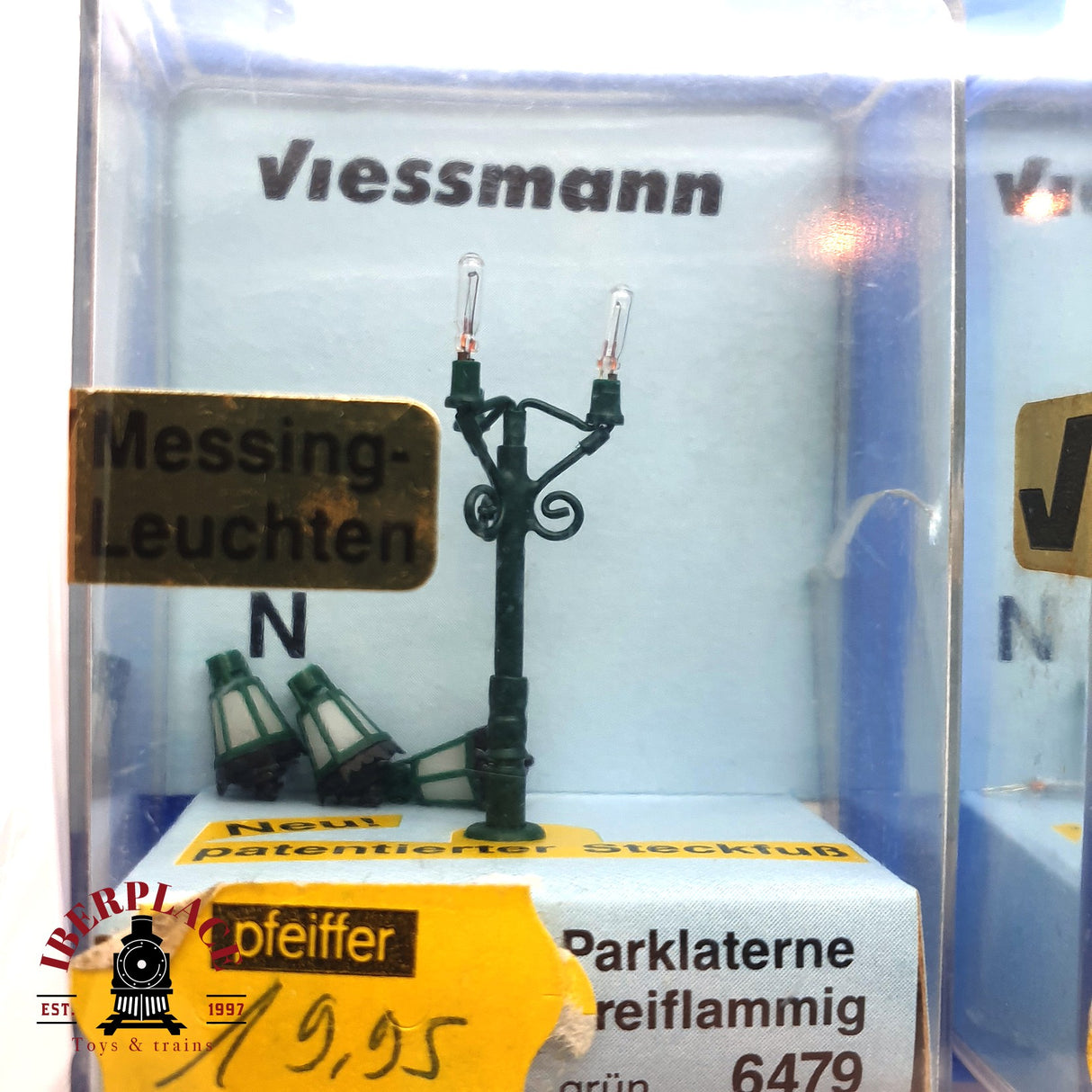 ♻️ 2da mano - 2x Viessmann 6479 Farolas de aparcamiento N escala 1:160 E15