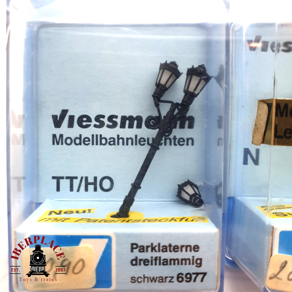 ♻️ 2da mano - 2x Viessmann 6977 6477 Farolas de aparcamiento N escala 1:160 E15