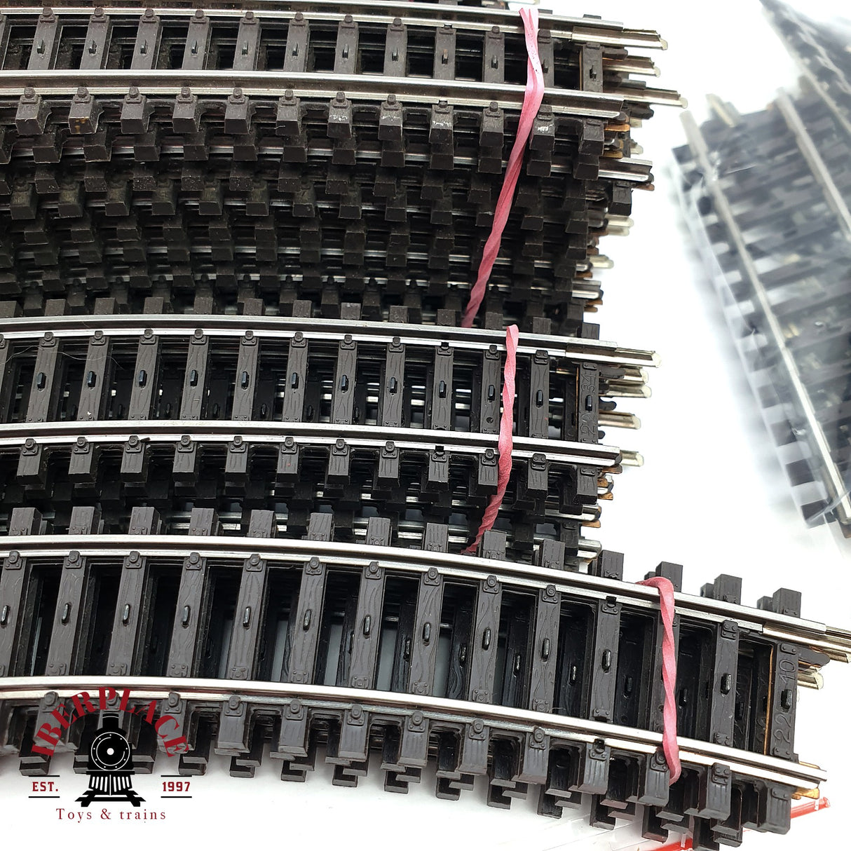 ♻️ 2da mano - Märklin 110x vías rectas curvas de conexión Sistema K pupitres encarrilador H0 escala 1:87 E15