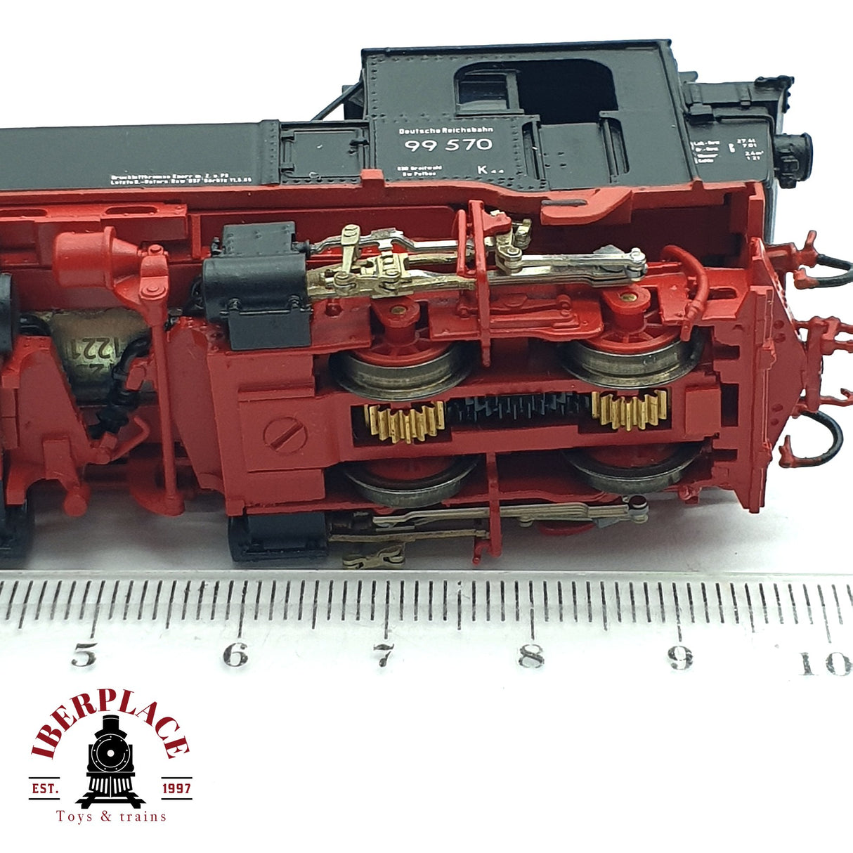 ♻️ 2da mano - DC BEMO 1016 851 Locomotora DR 99 570 Rügen Sä IV K H0e escala 1:87 E15