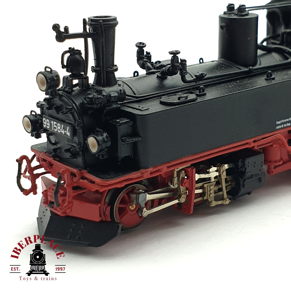 ♻️ 2da mano - DC BEMO 1016 869 Locomotora DR 99 1584-4 Sä IV K H0e escala 1:87 E15