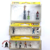 ♻️ 2da mano - Noch Figuras Cazadores y leñadores Capillas y cruces H0 escala 1:87 E15