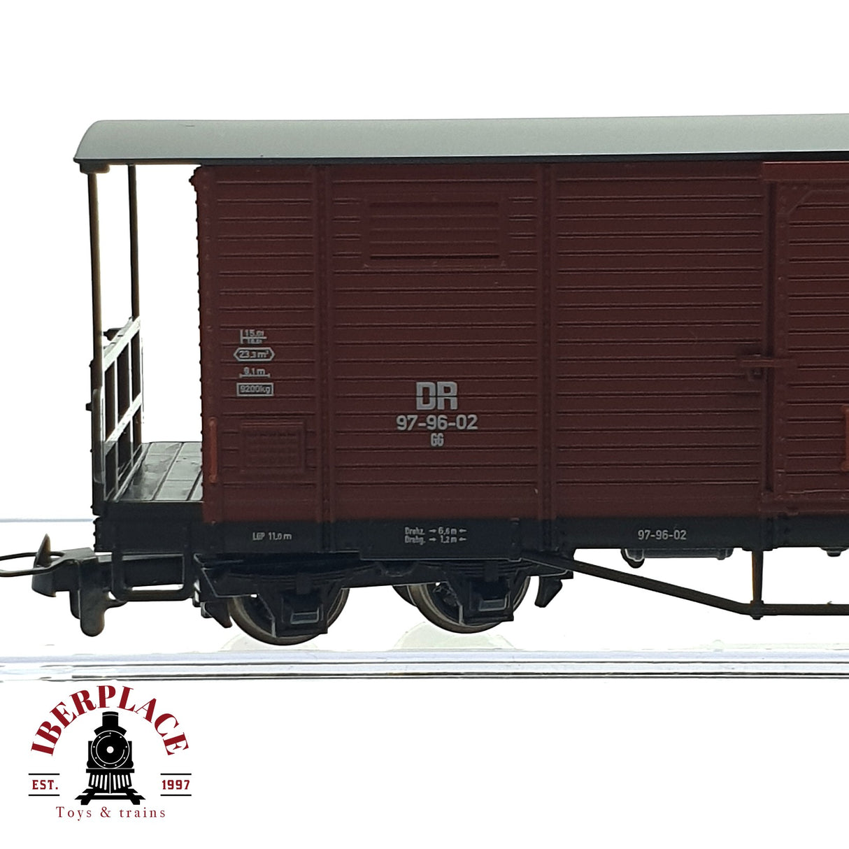 ♻️ 2da mano - DC Tillig Bahn 05940 vagones cerrados DR Ep III H0e escala 1:87 E15