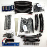♻️ 2da mano - Märklin 110x vías rectas curvas de conexión Sistema K pupitres encarrilador H0 escala 1:87 E15