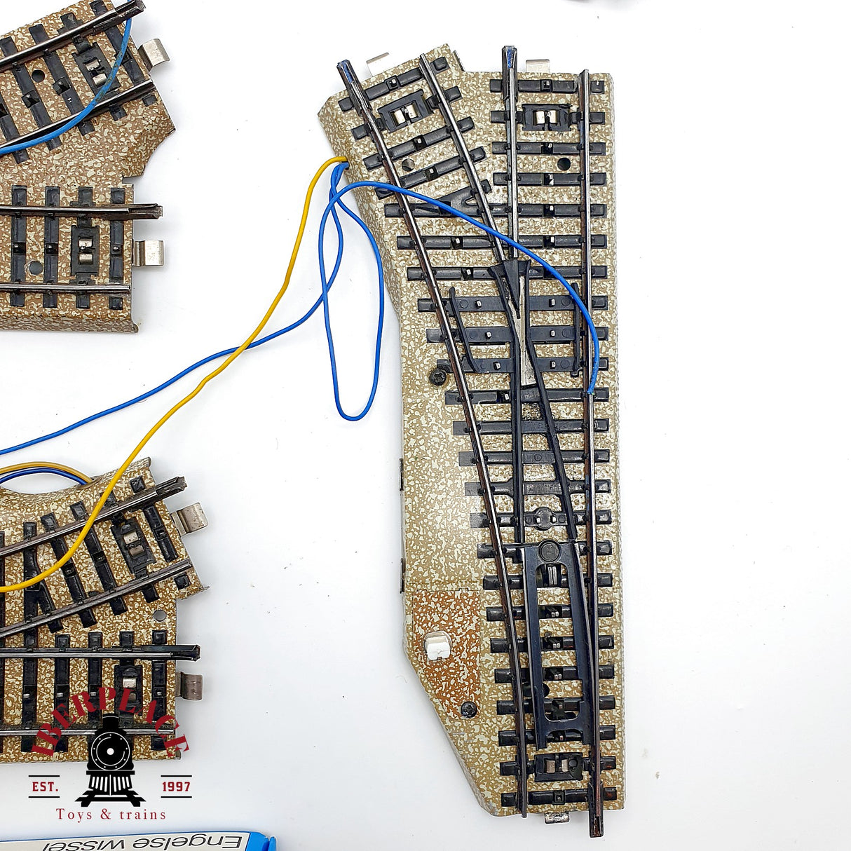 ♻️ 12x Märklin desvios izq y derecha, Travesia sistema M H0 escala 1:87