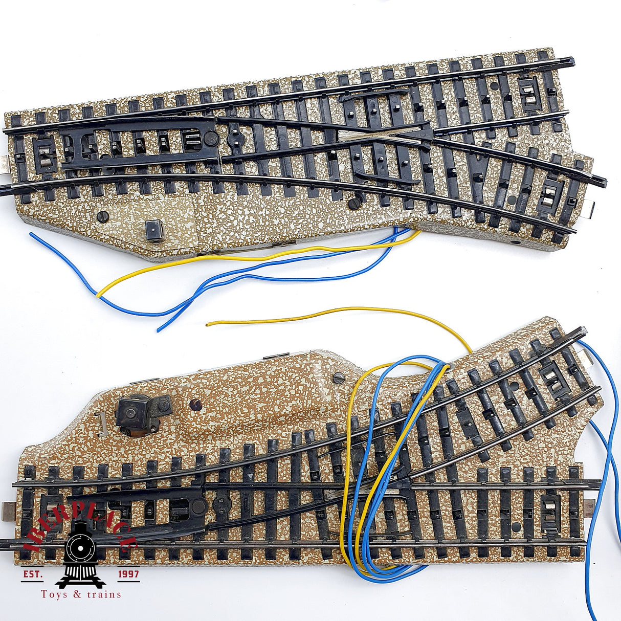 ♻️ 12x Märklin desvios izq y derecha, Travesia sistema M H0 escala 1:87