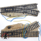 ♻️ 12x Märklin desvios izq y derecha, Travesia sistema M H0 escala 1:87